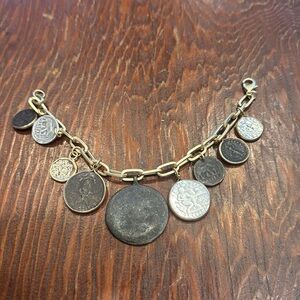 ANTHROPOLOGIE Coin Bracelet